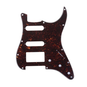 Musiclily MX1382DT Защитная накладка гитары Fender Stratocaster HSS, 4 слоя, черепаший панцирь
