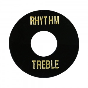 Hosco LP-SW-B Накладка под переключатель Treble/Rhythm, черная