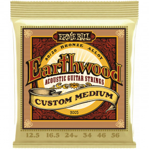 Ernie Ball Earthwood Bronze 80/20 12.5-56 Custom Medium 2005