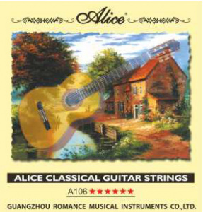 Alice струна 1 для классической гитары 028 AC106-H-1