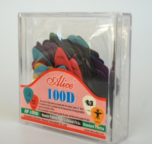 Alice AP-100D Коробка медиаторов, целлулоид, 100шт