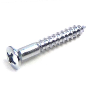Hosco Саморез для пуговицы ремня WS-04C 3,5х25мм, 1шт, хром