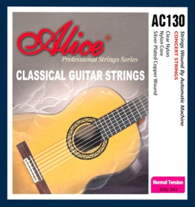 Alice Professional Clear Nylon Silver Normal Tension 28-43 AC130-N