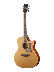 Электроакустическая гитара Cort Grand Regal Series GA5F-BW-NS, массив кедра.