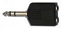 QUIK LOK AD76 Адаптер 2 входа стерео джек 6,3