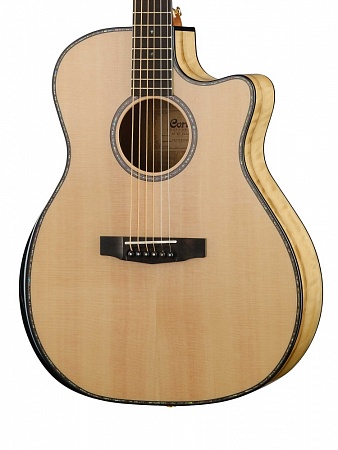 Электроакустическая гитара Cort Grand Regal Series GA-MY-Bevel-NAT, массив ситхинской ели