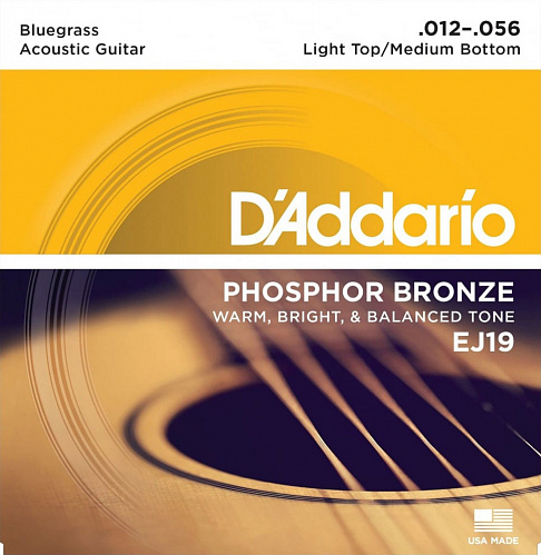 D'Addario Phosphor 12-56 Bluegrass EJ19