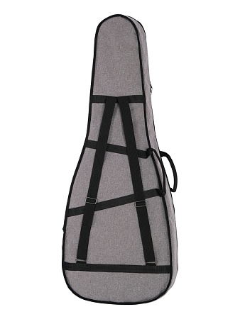 Lutner LDG-33 Чехол для акустической гитары, серый/чёрный