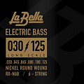 La Bella Bass RX Nickel 30-125 (6STR) RX-N6B