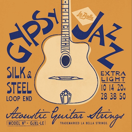 La Bella Gypsy Jazz Silk&Steel 10-50 GJXL-LE