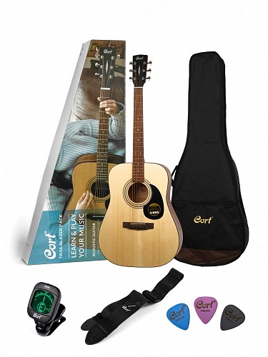 Акустическая гитара Cort Standard Series CAP-810-OP + аксессуары