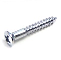 Hosco Саморез для пуговицы ремня WS-04C 3,5х25мм, 1шт, хром