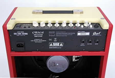 Комбоусилитель для электрогитары Cort CM30R-EU-RD CM Series, красный, 30Вт