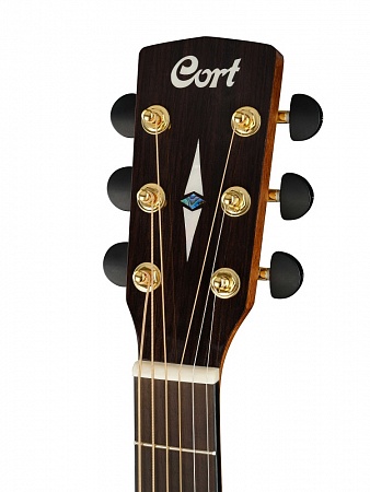 Электроакустическая гитара Cort Grand Regal Series GA-MY-Bevel-NAT, массив ситхинской ели