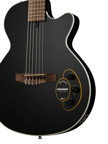 Электрогитара Cort Sunset Series Sunset-Nylectric-BK, нейлон, черная