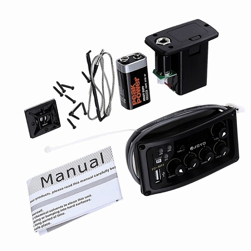 Joyo EQ-MP3 3-полосный эквалайзер с тюнером и MP3 плеером