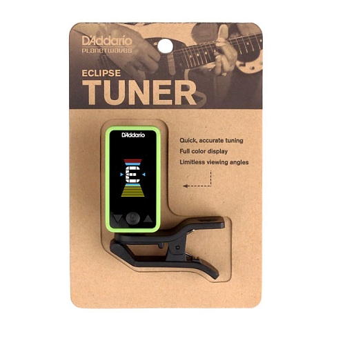 Planet Waves PW-CT-17GN Eclipse Тюнер на прищепке, зеленый